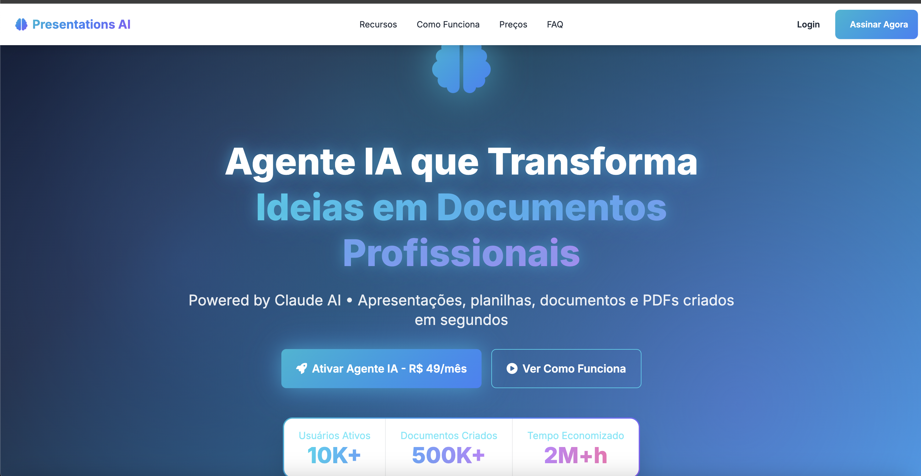 Agente Presetation AI